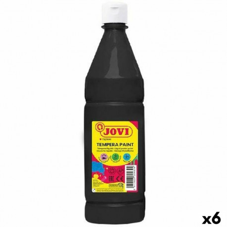 Tempera Jovi Black 1 L (6 Units)