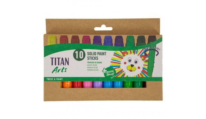 Solid tempera Titan Arts Multicolour 10 Pieces
