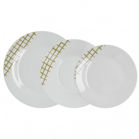 Tableware Quid Kansas Green Ceramic 18 Pieces