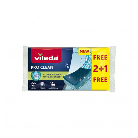 Koorija Vileda fce pro clean 2+1 Sinine Vaht (3 Tükid, osad)