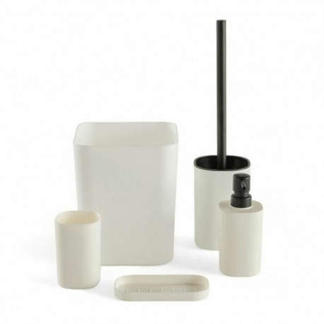Bath Set TODAY HOY White Plastic Modern (5 Units)