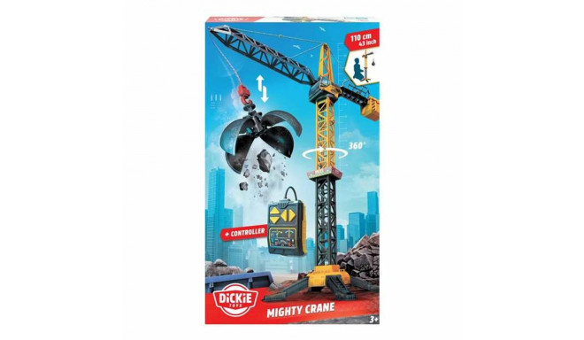 Mängukraana Smoby Mighty Crane Raadio teel juhitav Kollane Hall