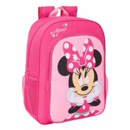 Kooliseljakott Minnie Mouse Roosa 33 x 42 x 14 cm