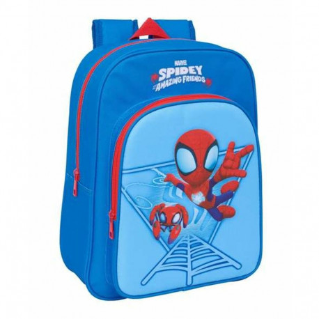 Kooliseljakott Spidey Sinine 26 x 34 x 11 cm