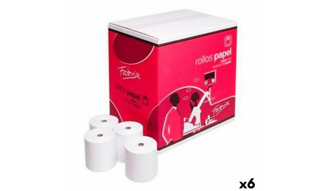 Thermal Paper Roll Fabrisa White 8 Pieces (6 Units)