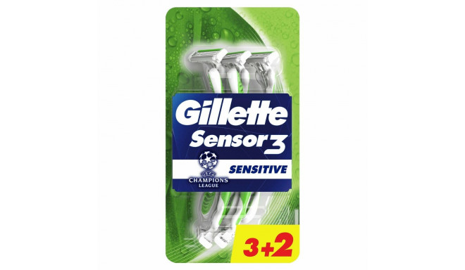Ühekordsed pardlid Gillette SENSOR (5 Ühikut)