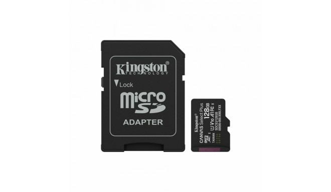 Micro SD Memory Card with Adaptor Kingston SDCS3/128GB