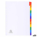 Seperators Exacompta White A4 (20 Units)