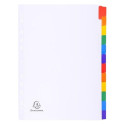 Seperators Exacompta White A4 (20 Units)
