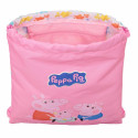 Backpack with Strings Peppa Pig Baby pig Multicolour 26 x 34 x 1 cm
