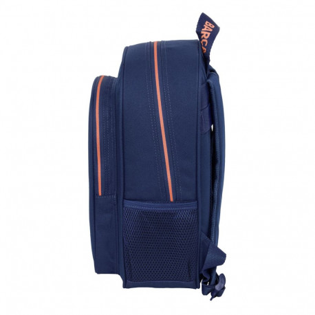 School Bag F.C. Barcelona Navy Blue 27 x 33 x 10 cm
