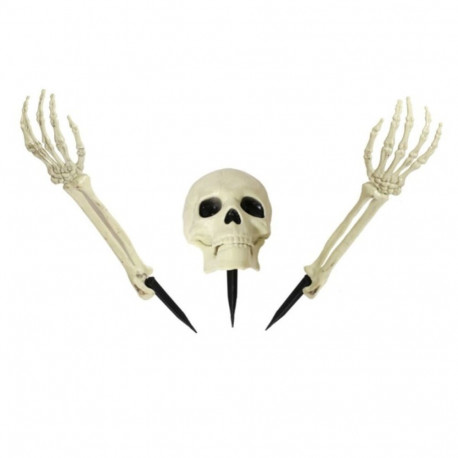 Halloween Decorations Skeleton 37 x 25 cm White