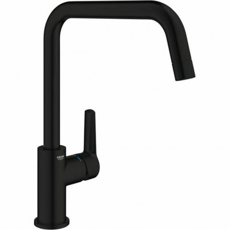 Mixer Tap Grohe GROHE Start Black Matte back Brass C-shaped