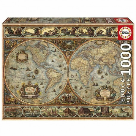 Pusle Educa Orbis Terrarum 1000 Tükid, osad