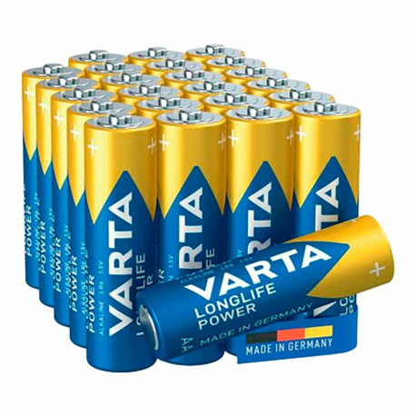 Patareid Varta alkalina longlife power aa - lr06 1,5 V AA LR06 (24 Tükid, osad) (24 Ühikut)