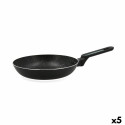 Pan Quid Oasis Black Metal Ø 26 cm (5 Units) Pan Quid Oasis Black Metal Ø 26 cm (5 Units)
