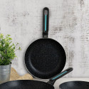 Pan Quid Oasis Black Metal Ø 26 cm (5 Units) Pan Quid Oasis Black Metal Ø 26 cm (5 Units)