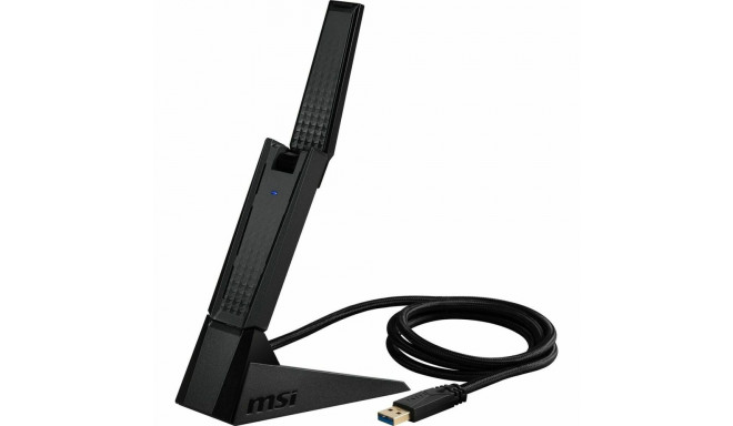 Võrguadapter MSI AXE5400 Must