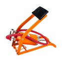 Foot Pump Precision Steel Orange