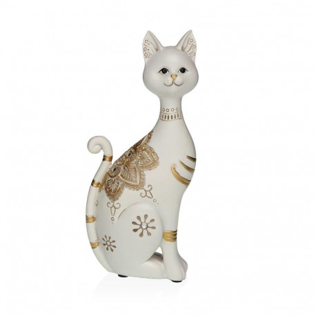 Dekoratiivkuju Versa Valge Kass 5,5 X 24 X 10,5 CM