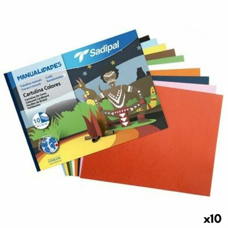Kartong Sadipal Mitmevärviline 32 x 24 cm (10 Ühikut)