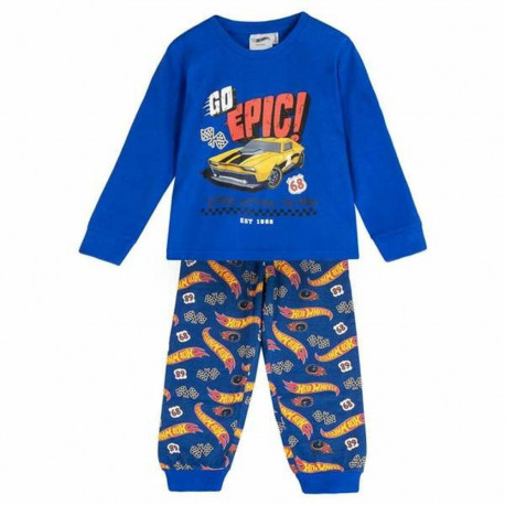 Children's Pyjama Hot Wheels Blue - 3 Years