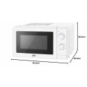 Grilliga Mikrolaineahi BEKO MGC20100W   20L Valge 1200 W 700 W 20 L