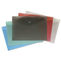 Document holder with flap Bismark Multicolour A3 polypropylene (60 Units)
