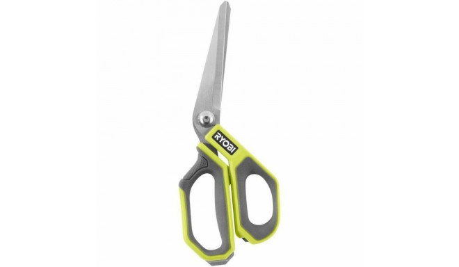 Kitchen Scissors Ryobi Straight Green Metal