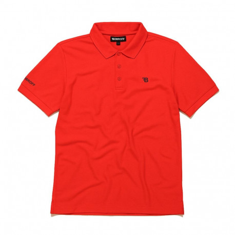 Men’s Short Sleeve Polo Shirt Bobroff Red - XXL