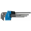 Allen Key Set WITTE 1,5-2-2,5-3-4-5-6-8-10 mm Hexagonal Allen Key Set 9 Pieces