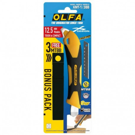 Cutter Olfa XMT-1 12,5 X 0,45 MM Metal polypropylene 12,5 mm