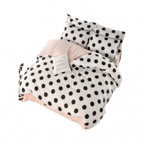 Tekikoti komplekt Valge Voodi 200 cm 3 Tükid, osad