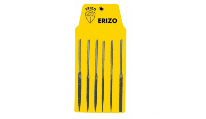 File Set ERIZO Enough Flat Triangular Circular Squared Needle file 6 Pieces