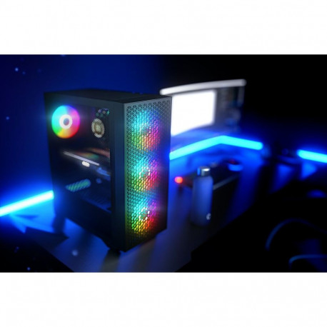 ATX Semi-tower Korpus Logic AT-DART-PRO-ARGB-10 Must