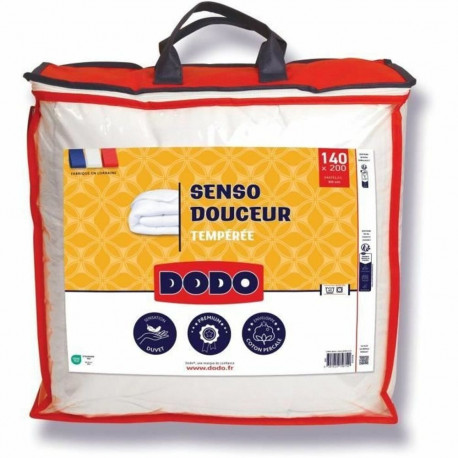 Tekk DODO SENSO DOUCEUR Valge 350 g/m² 140 x 200 cm