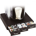 Coffee Capsule Organiser Archivo 2000 CD902 NE Black polystyrene