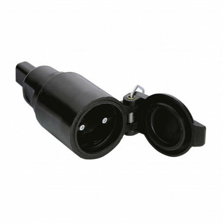 Plug socket FNP Black Surface 16 A