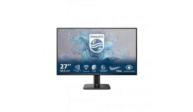 Mänguekraan Philips 27 IPS 2560X1440 QHD 16:9 75HZ MNTR Quad HD 27"