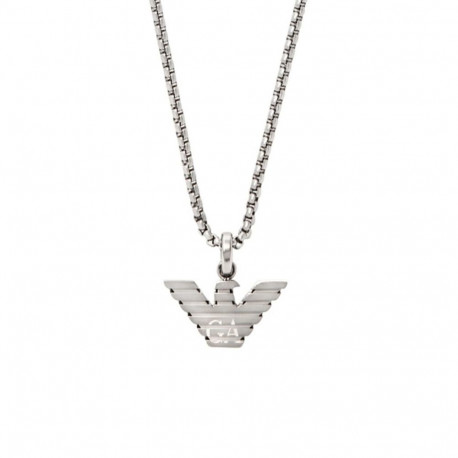 Meeste Kaelakee Emporio Armani EGS3169040 Hõbedane