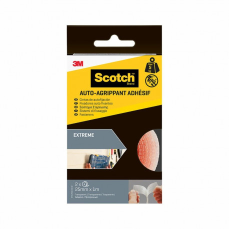 Adhesive Tape Scotch Transparent 25 mm x 1 m 1,5 m 5 kg 2 Pieces