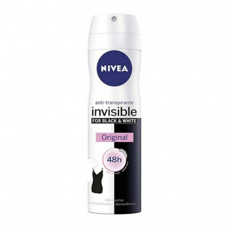 Spray Deodorant Nivea Black White Invisible 200 ml
