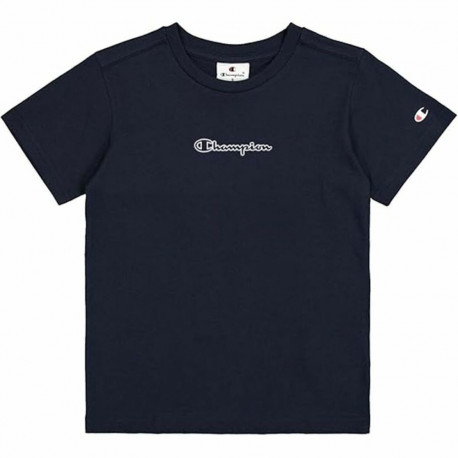 Child's Short Sleeve T-Shirt Champion Champion SS Navy Blue - 13-14 Years