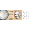 Deep Plate Bidasoa Lea Hydrozero White Ceramic Ø 23 cm (6 Units)