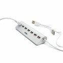 USB Hub Nilox NXHU7ALU2 Grey USB Hub Nilox NXHU7ALU2 Grey