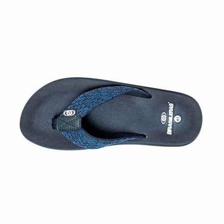 Men's Flip Flops Brasileras Puff Marbled Blue - 41
