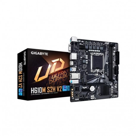 Gigabyte H610M S2H V2 Motherboard Intel H610 / Socket LGA 1700 / Micro ATX / DDR4 / PCIe 4.0