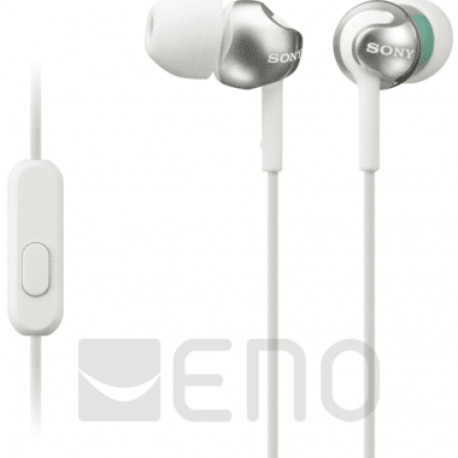 Sony kõrvasisesed kõrvaklapid MDR-EX110APW 3,5mm, valge