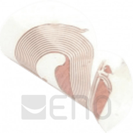 NFC RFID turvakleebised NTAG213 18mm 10tk, valge