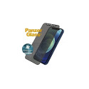 PanzerGlass E2E Super+ Microfracture antibacterial tempered glass for iPhone 12 mini - with black fr